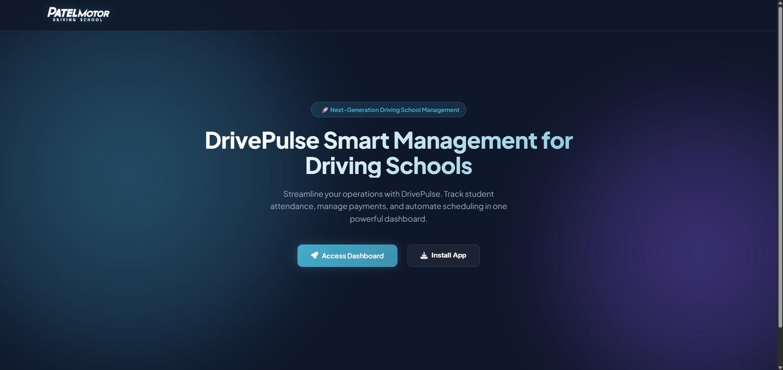 Landing Home Page